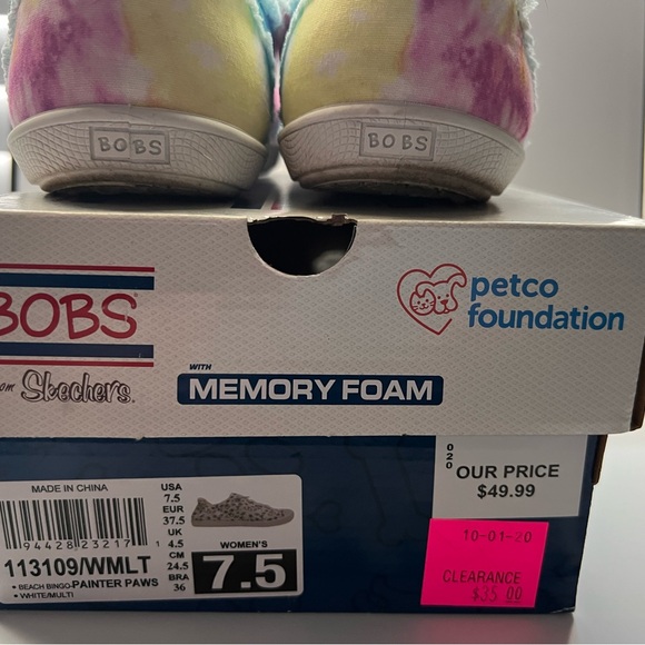 Skechers Pink and Blue Tie-Dye Sneakers - Picture 5 of 5